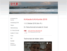 Tablet Screenshot of karate-sommer.de